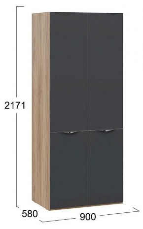 Шкаф платяной Глосс СМ-319.07.211 в Губкинском - gubkinskiy.mebel24.online | фото 4