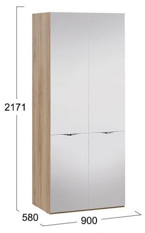 Шкаф платяной Глосс СМ-319.07.212 в Губкинском - gubkinskiy.mebel24.online | фото 3