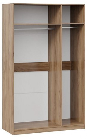 Шкаф платяной Глосс СМ-319.07.433 в Губкинском - gubkinskiy.mebel24.online | фото 2