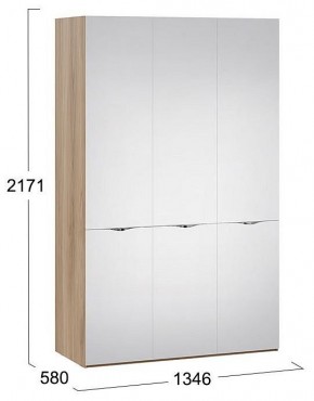 Шкаф платяной Глосс СМ-319.07.433 в Губкинском - gubkinskiy.mebel24.online | фото 4