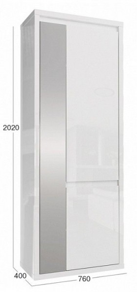 Шкаф платяной Норден СТЛ.413.01 в Губкинском - gubkinskiy.mebel24.online | фото 3