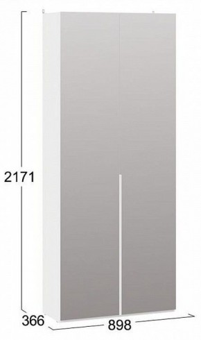 Шкаф платяной Порто СМ-393.07.224 в Губкинском - gubkinskiy.mebel24.online | фото 3