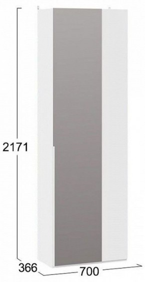 Шкаф платяной Порто СМ-393.07.232 в Губкинском - gubkinskiy.mebel24.online | фото 4