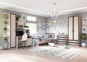 НАОМИ Шкаф 2-х створчатый с 2 ящиками в Губкинском - gubkinskiy.mebel24.online | фото 2