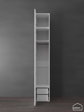 Шкаф с антресолью Linnea MHR-1POA-3 2450х400х510 (Белый-М 11.1.2) в Губкинском - gubkinskiy.mebel24.online | фото 5