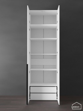 Шкаф с антресолью Linnea MHR-2A-4 2450х800х510 (Белый-М 11.1.2) в Губкинском - gubkinskiy.mebel24.online | фото 6