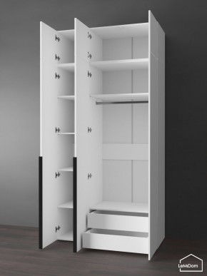 Шкаф с антресолью Linnea MHR-3A-2 2450х1200х510 (Белый-М 11.1.2) в Губкинском - gubkinskiy.mebel24.online | фото 5