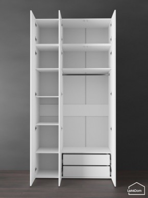 Шкаф с антресолью Linnea MHR-3POA-2 2450х1200х510 (Белый-М 11.1.1) в Губкинском - gubkinskiy.mebel24.online | фото 6