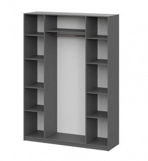 Шкаф ШК-5 (1600) Графит серый в Губкинском - gubkinskiy.mebel24.online | фото 3
