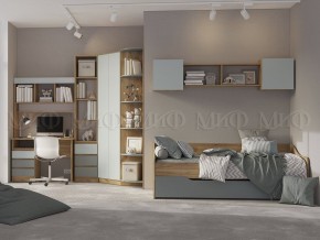 ЧЕЛСИ Color Шкаф угловой (Мята/Дуб крафт) в Губкинском - gubkinskiy.mebel24.online | фото 2