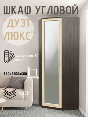 Шкаф угловой Дуэт Люкс с зеркалом в Губкинском - gubkinskiy.mebel24.online | фото 5