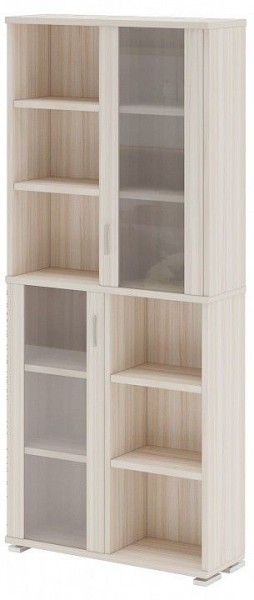 Шкаф-витрина Домино ПУ-30-2-ФС в Губкинском - gubkinskiy.mebel24.online | фото 2