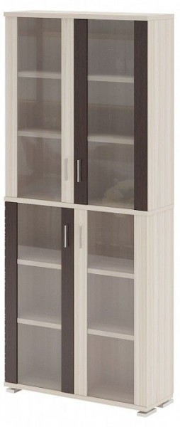 Шкаф-витрина Домино ПУ-30-3-ФС в Губкинском - gubkinskiy.mebel24.online | фото 2