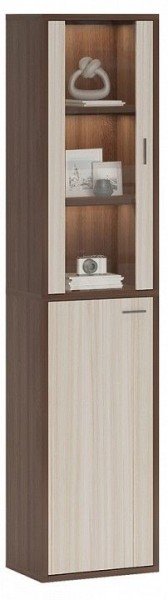Шкаф-витрина Домино СУ(ш1в2)+1ФГ+1ФС в Губкинском - gubkinskiy.mebel24.online | фото 2