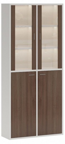 Шкаф-витрина Домино СУ(ш2в2)+2ФС+2ФГ в Губкинском - gubkinskiy.mebel24.online | фото 2