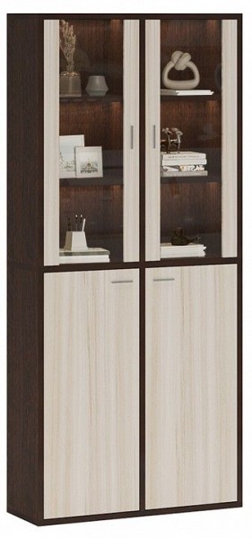 Шкаф-витрина Домино СУ(ш2в2)+2ФС+2ФГ в Губкинском - gubkinskiy.mebel24.online | фото 2