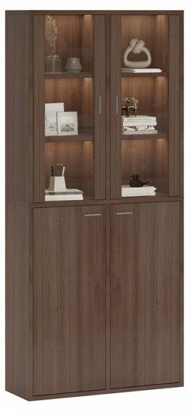Шкаф-витрина Домино СУ(ш2в2)+2ФС+2ФГ в Губкинском - gubkinskiy.mebel24.online | фото 2