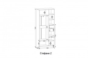 СТЕФАНИ-2 Шкаф в Губкинском - gubkinskiy.mebel24.online | фото 2