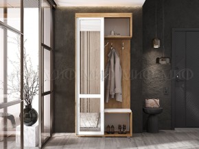 СТЕЛЛА-1 Прихожая (ЛДСП) дуб крафт/белый в Губкинском - gubkinskiy.mebel24.online | фото