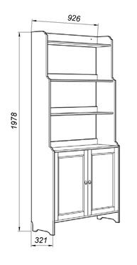 Стеллаж 20 Вествик, массив сосны, цвет белый в Губкинском - gubkinskiy.mebel24.online | фото 2