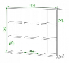 Стеллаж Домино ПУ-60-1 в Губкинском - gubkinskiy.mebel24.online | фото 2