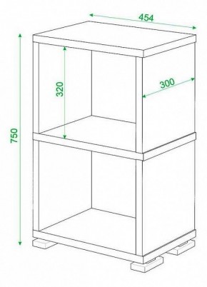 Стеллаж Домино СБ-15/2 в Губкинском - gubkinskiy.mebel24.online | фото 2