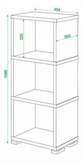 Стеллаж Домино СБ-15/3 в Губкинском - gubkinskiy.mebel24.online | фото 2