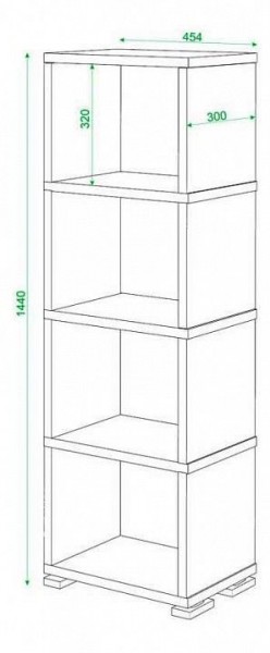 Стеллаж Домино СБ-15/4 в Губкинском - gubkinskiy.mebel24.online | фото 3