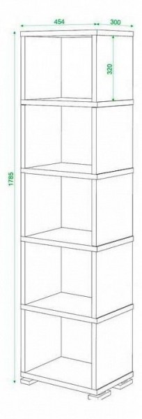 Стеллаж Домино СБ-15/5 в Губкинском - gubkinskiy.mebel24.online | фото 3