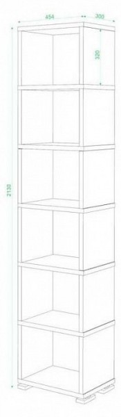 Стеллаж-колонка Домино СБ-15/6 в Губкинском - gubkinskiy.mebel24.online | фото 3