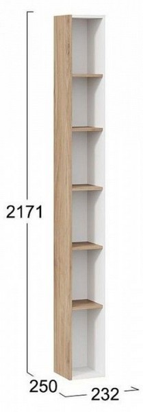 Стеллаж-колонка Порто ТД-393.07.25 в Губкинском - gubkinskiy.mebel24.online | фото 5