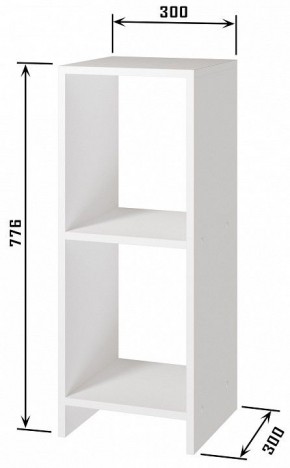 Стеллаж Квадро в Губкинском - gubkinskiy.mebel24.online | фото 3