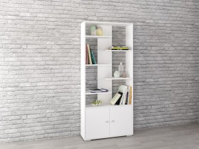 Стеллаж Ромео-4 Белый в Губкинском - gubkinskiy.mebel24.online | фото