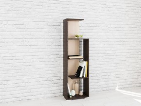 Стеллаж Ромео-6 Дуб молочный/Венге в Губкинском - gubkinskiy.mebel24.online | фото