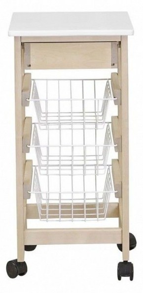 Стеллаж С ящиком и корзинами в Губкинском - gubkinskiy.mebel24.online | фото 3