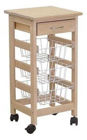 Стеллаж С ящиком и корзинами в Губкинском - gubkinskiy.mebel24.online | фото 2
