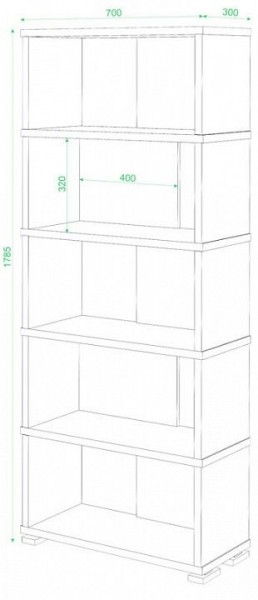Стеллаж СБ-10/5 в Губкинском - gubkinskiy.mebel24.online | фото 2