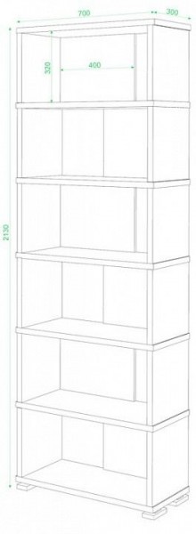 Стеллаж СБ-10/6 в Губкинском - gubkinskiy.mebel24.online | фото 2