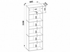 Стеллаж ШУ-30 в Губкинском - gubkinskiy.mebel24.online | фото 3
