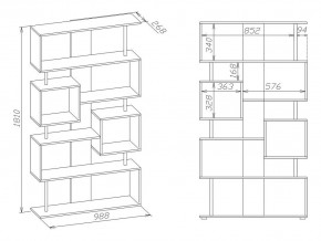 Стеллаж СТ-2 в Губкинском - gubkinskiy.mebel24.online | фото 4
