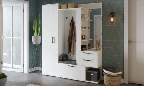 Стенка для прихожей Эрика в Губкинском - gubkinskiy.mebel24.online | фото 3