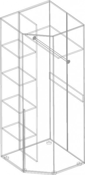 СТИЛ Шкаф угловой в Губкинском - gubkinskiy.mebel24.online | фото 2