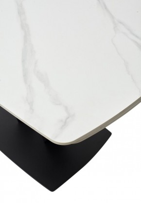 Стол ALATRI 120 MATT WHITE MARBLE SOLID CERAMIC / BLACK, ®DISAUR в Губкинском - gubkinskiy.mebel24.online | фото 11