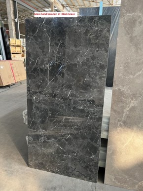 Стол ALES 180 BLACK GRAVE SOLID CERAMIC, керамика / бронзовый, ®DISAUR в Губкинском - gubkinskiy.mebel24.online | фото 3