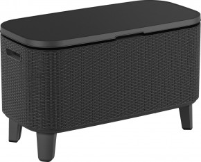 Стол Беви Бар (Bevy Bar Large Cool Bar), графит в Губкинском - gubkinskiy.mebel24.online | фото 2