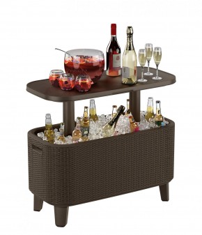 Стол Беви Бар (Bevy Bar Large Cool Bar), коричневый в Губкинском - gubkinskiy.mebel24.online | фото 3
