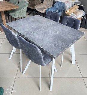 Стол BRICK M 140 Бетон Портленд/ Белый М-City в Губкинском - gubkinskiy.mebel24.online | фото 2