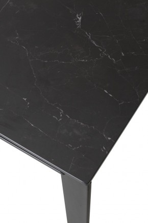 Стол CORNER 120 MATT BLACK MARBLE SOLID CERAMIC / BLACK, ®DISAUR в Губкинском - gubkinskiy.mebel24.online | фото 5