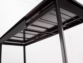 Стол CREMONA 140 HIGH GLOSS STATUARIO Белый мрамор глянцевый, керамика/ черный каркас, ®DISAUR в Губкинском - gubkinskiy.mebel24.online | фото 6