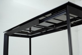 Стол CREMONA 140 KL-99 Белый мрамор матовый, итальянская керамика / черный каркас, ®DISAUR в Губкинском - gubkinskiy.mebel24.online | фото 13